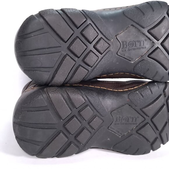 Born Ankle Boots Men US 8, EU 41 Brown Leather Casual Lace Up Chukka - Picture 13 of 16